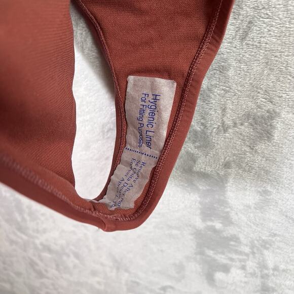 Nike Women's One Piece Swimsuit in Rust and Pink - Picture 9 of 12